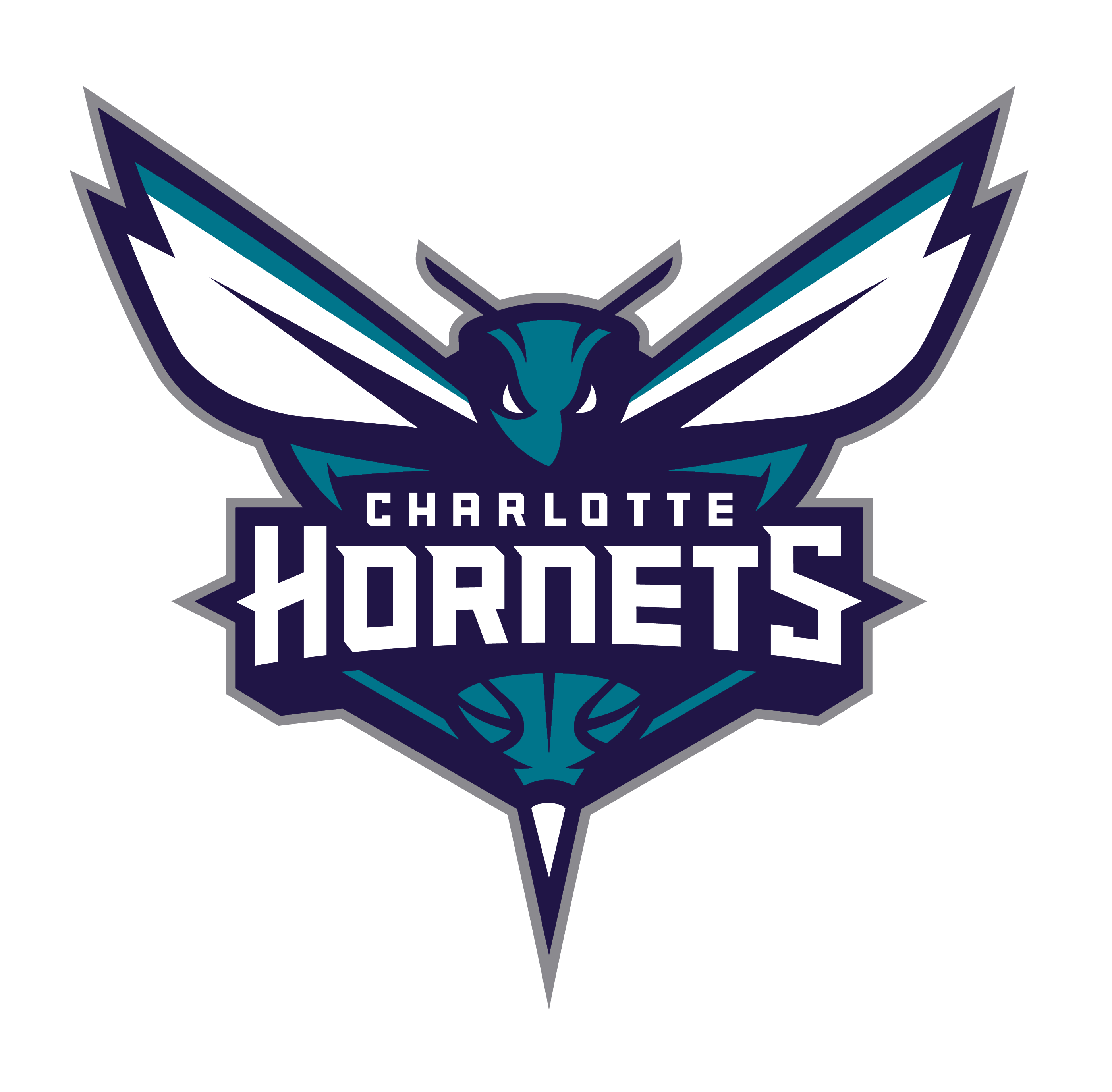 Charlotte Hornets Logo - HD Wallpaper 