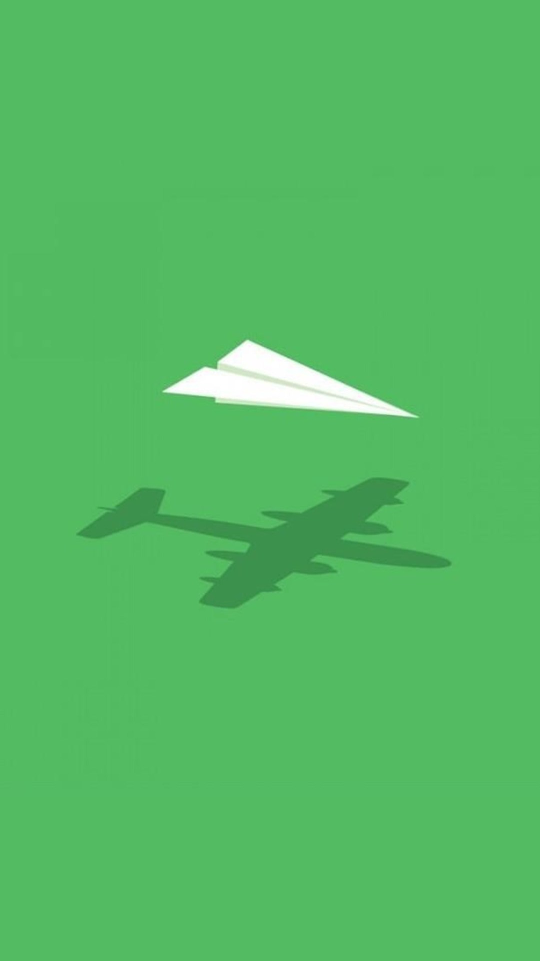 Paper Plane Minimalism Wide Wallpaper - Paper Plane Wallpaper For Iphone - HD Wallpaper 