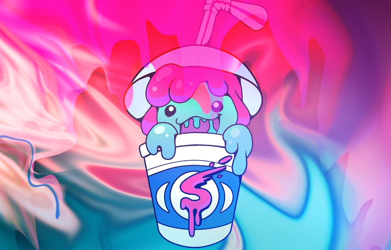 Photo Wallpaper Music, Cover, Monstercat, Slushii, - Slushii Luv U Need U - HD Wallpaper 
