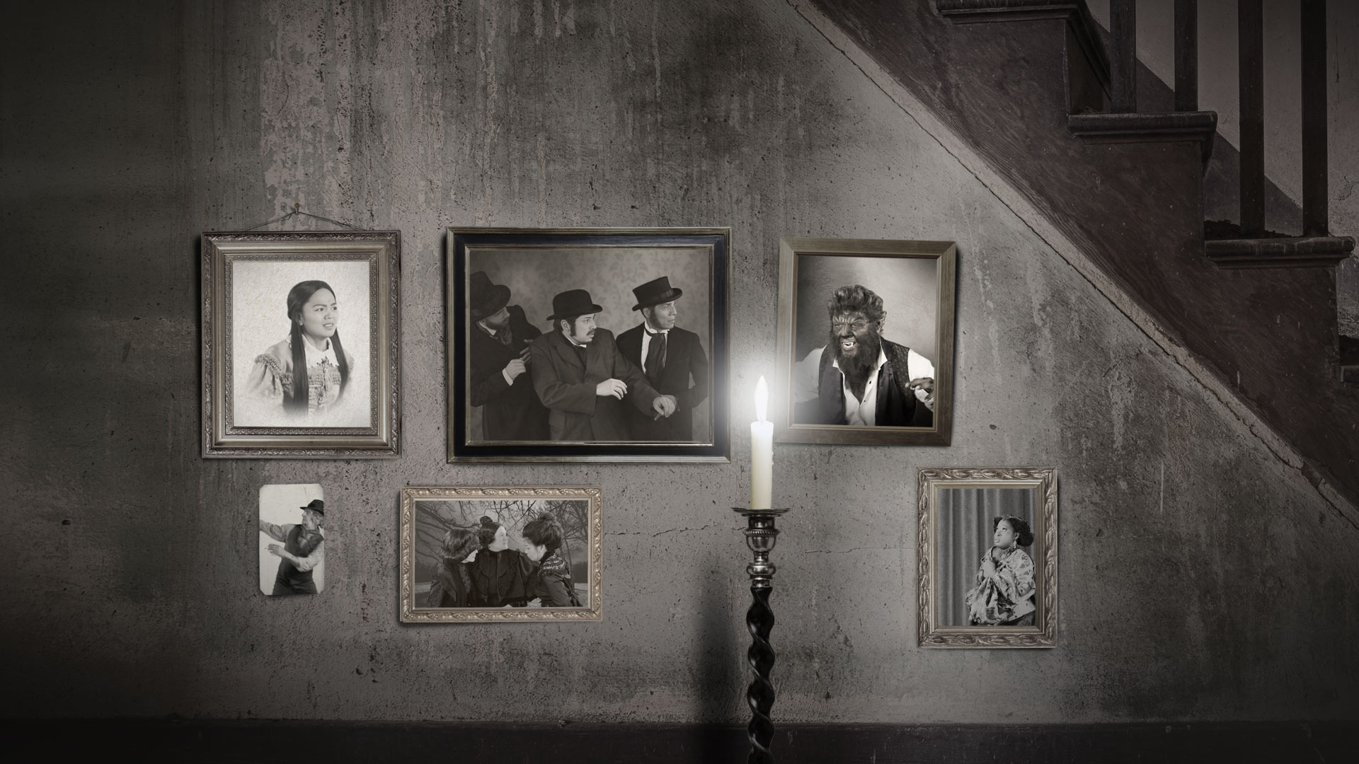 People Photos In Frames - HD Wallpaper 