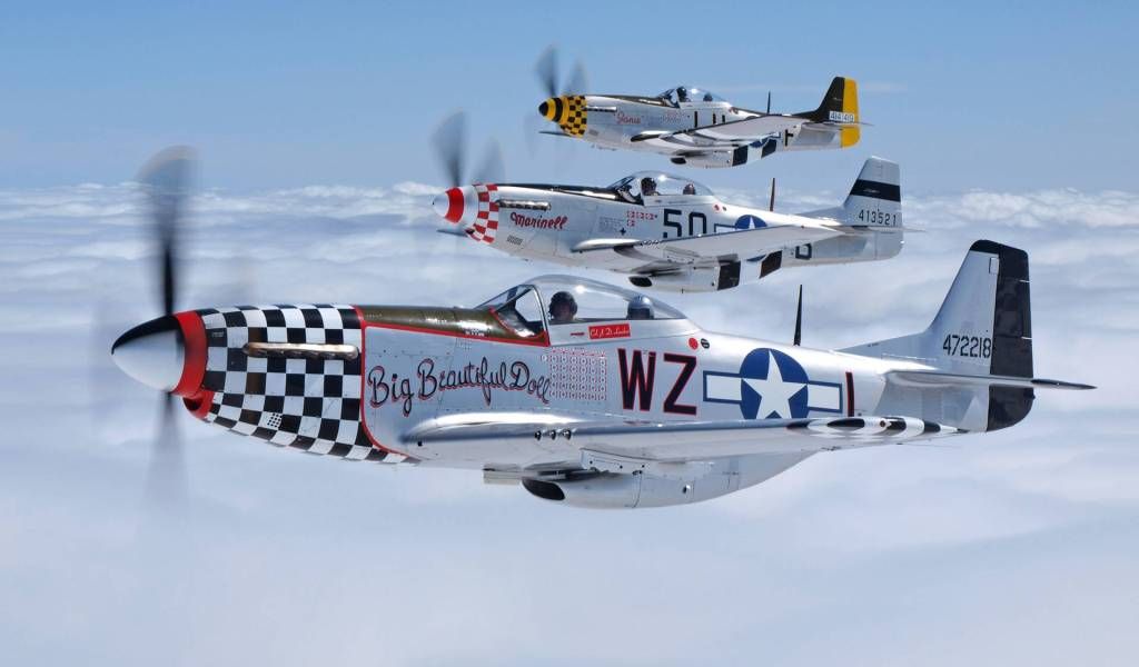 P 51 Mustang Wallpapers Hd - HD Wallpaper 