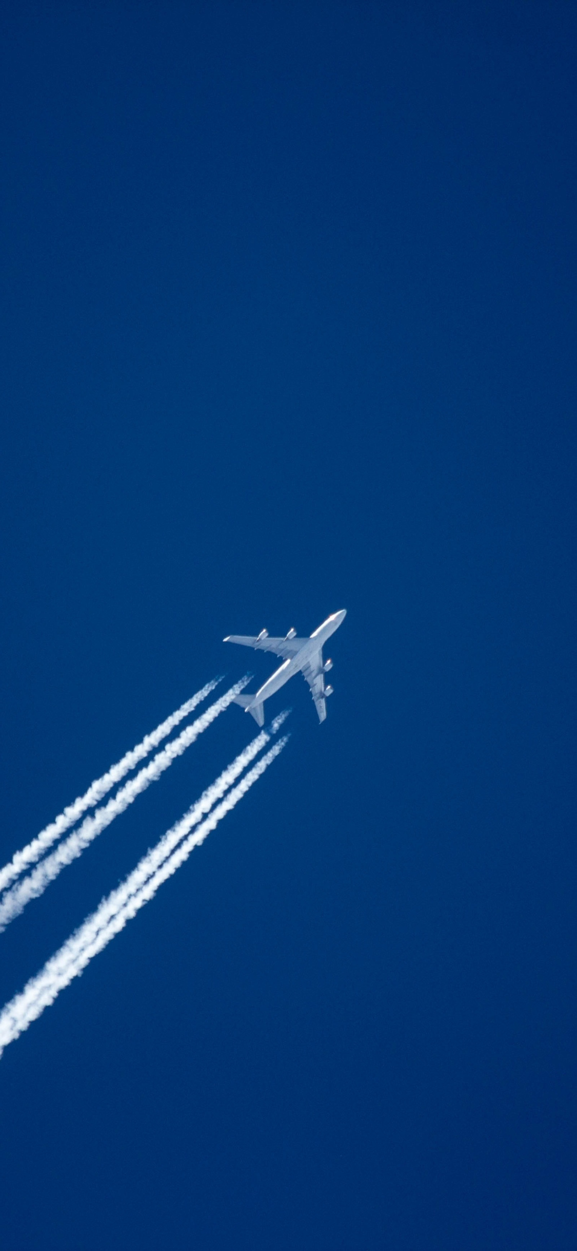 Aircraft, Sky, Smoke Trails, Minimal, Wallpaper - Cathay Pacific - HD Wallpaper 