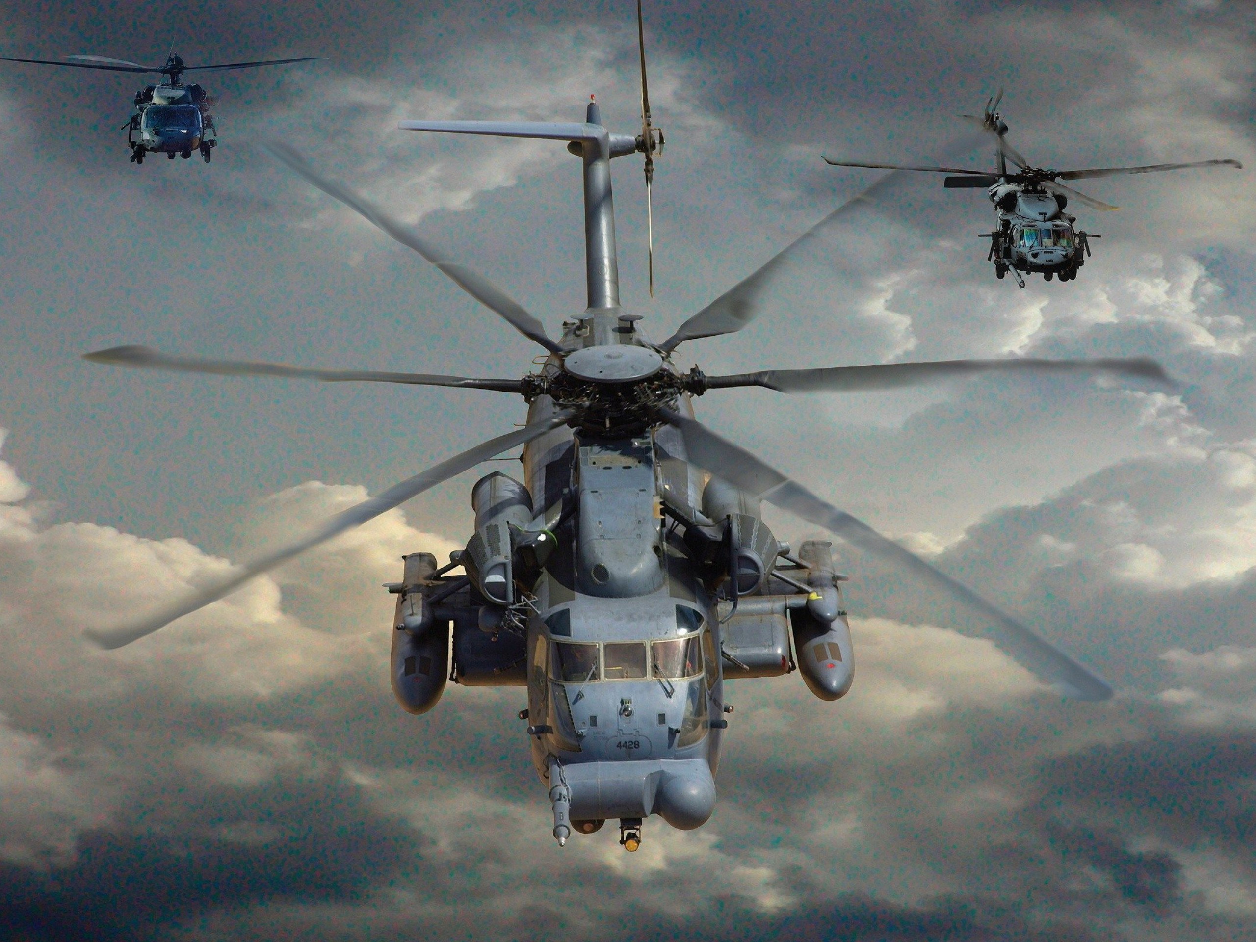 Mh 53 Helicopter - HD Wallpaper 