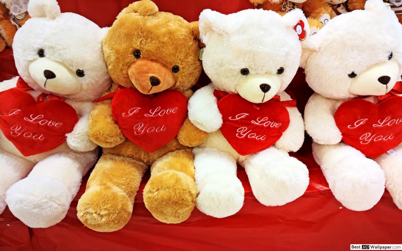 Love Iphone Wallpaper Teddy Bear - HD Wallpaper 