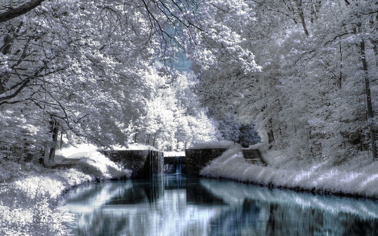 Winter Scenery Desktop Backgrounds - HD Wallpaper 