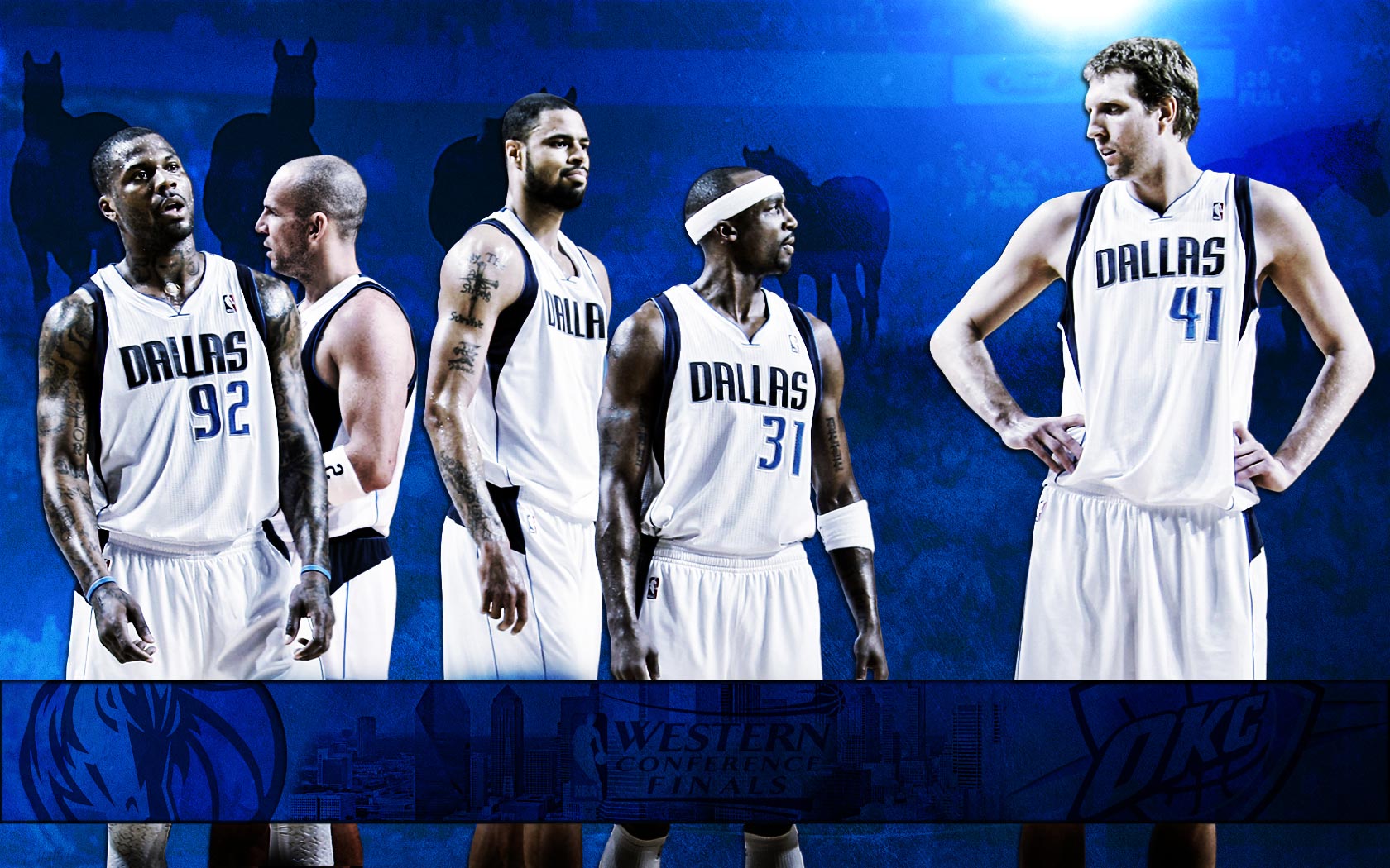 Dallas Mavericks 2011 Nba Conference Finals Widescreen - Nba 2011 Dallas Mavericks - HD Wallpaper 