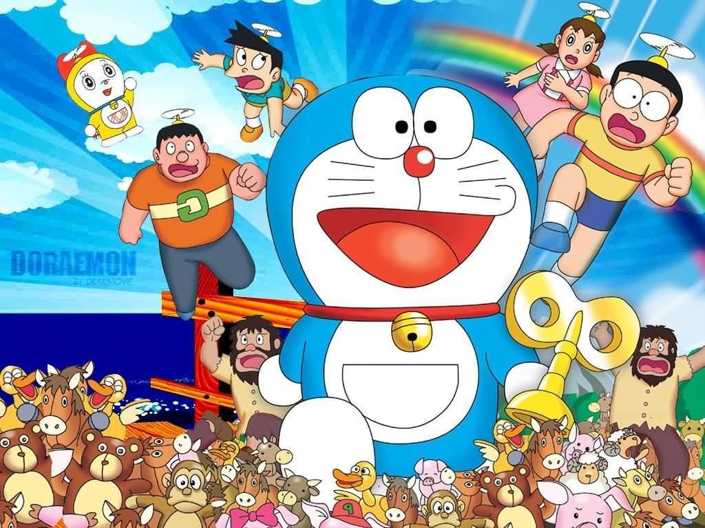 Doraemon Cartoon - HD Wallpaper 