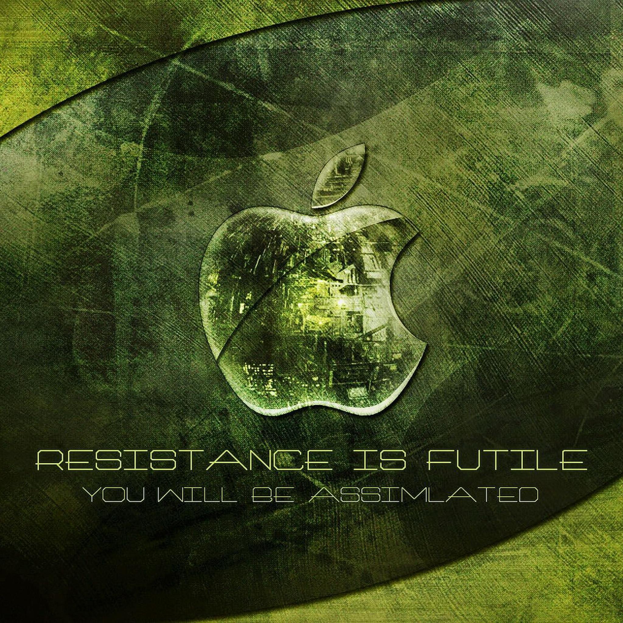 You Will Be Assimilated Apple - HD Wallpaper 