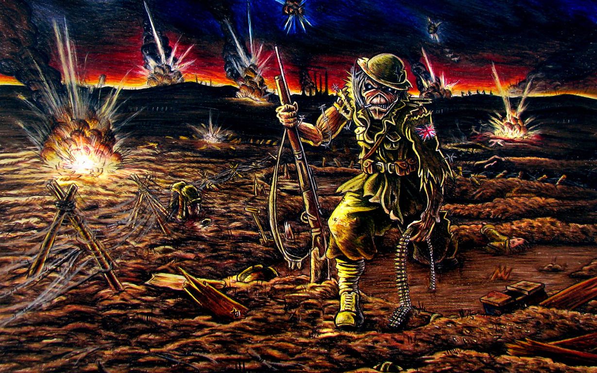 Iron Maiden Wallpaper Aces High - HD Wallpaper 