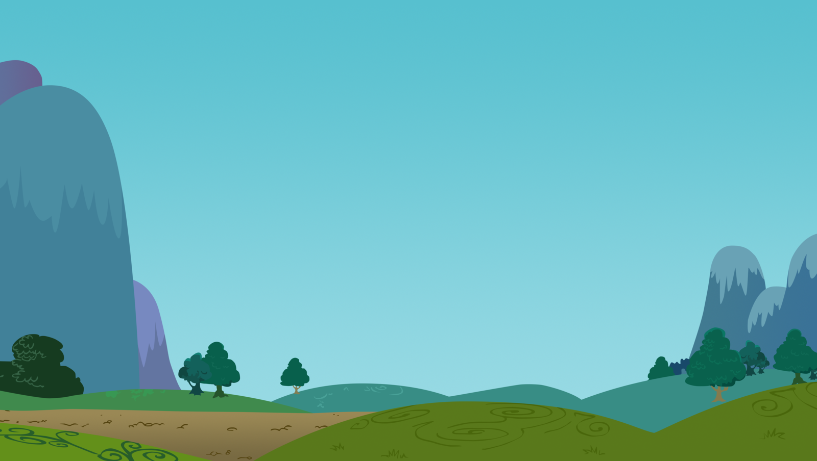 My Little Pony Background Scenery - HD Wallpaper 