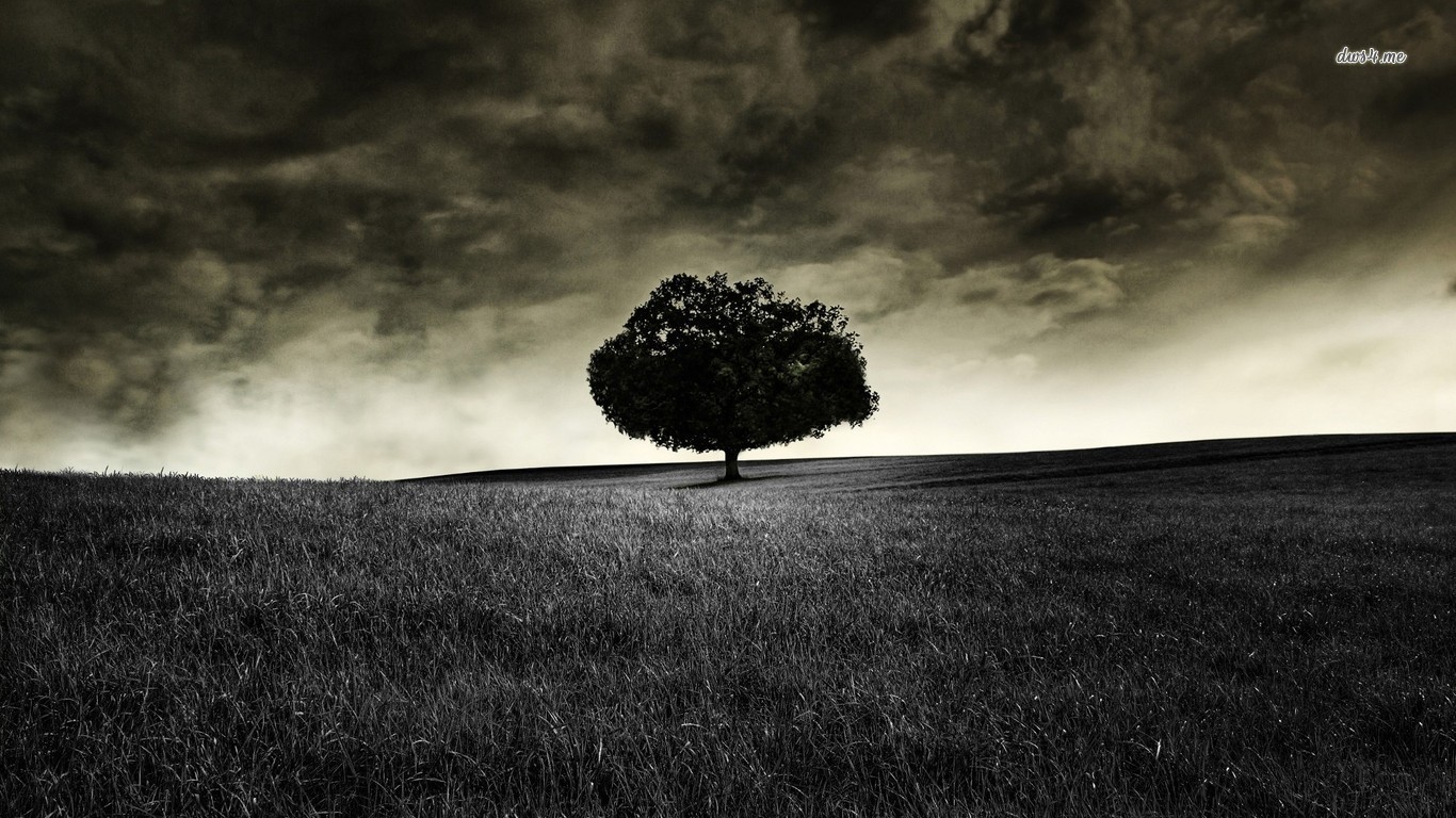 Free Dark Sky Wallpaper - Loneliness Lonely Alone Status - HD Wallpaper 