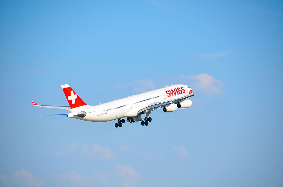 Aircraft, Jet, Swiss, Airbus, A340, Travel, Flight, - Swiss A330 - HD Wallpaper 