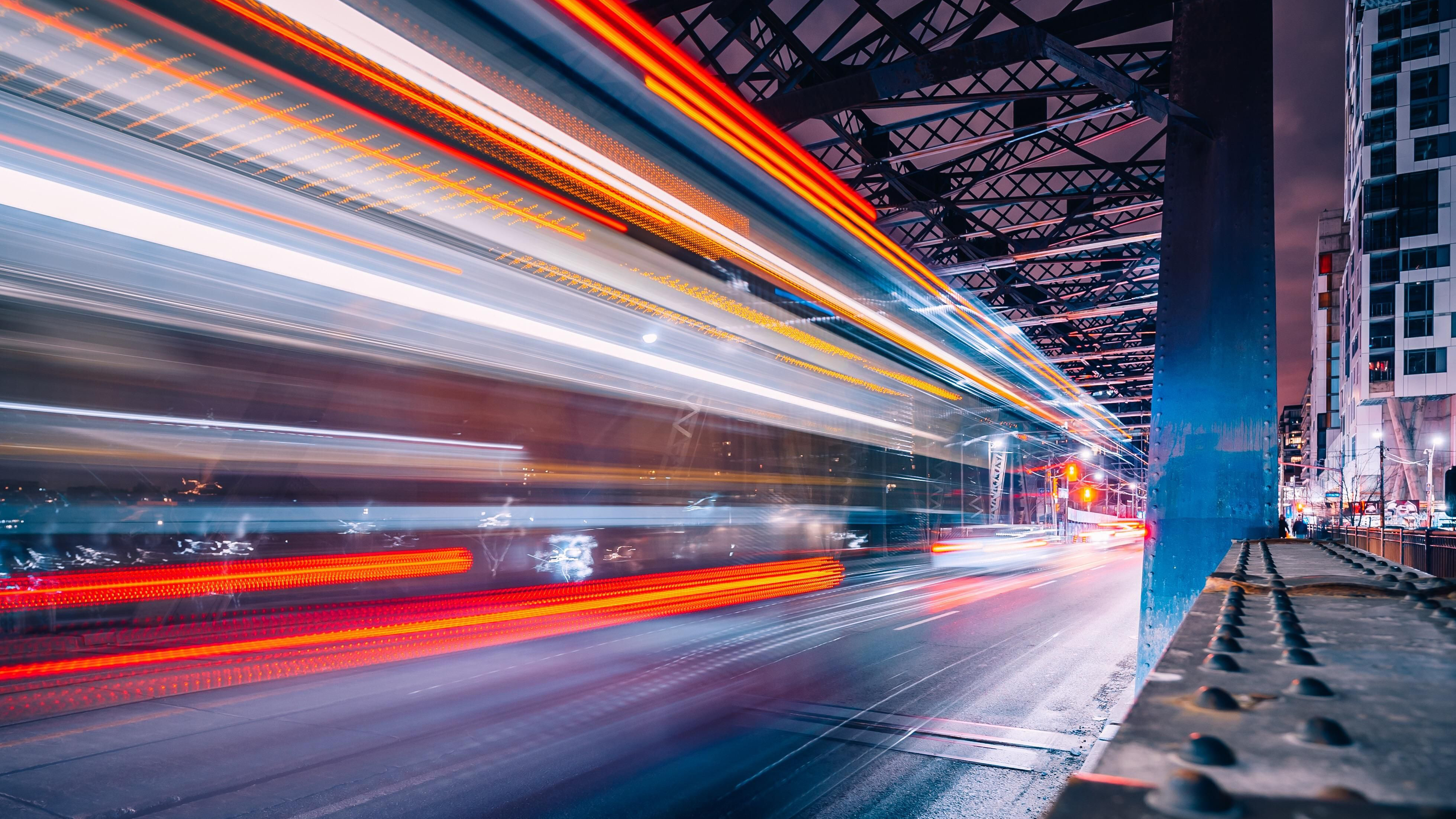 Long Exposure Road Photography - HD Wallpaper 