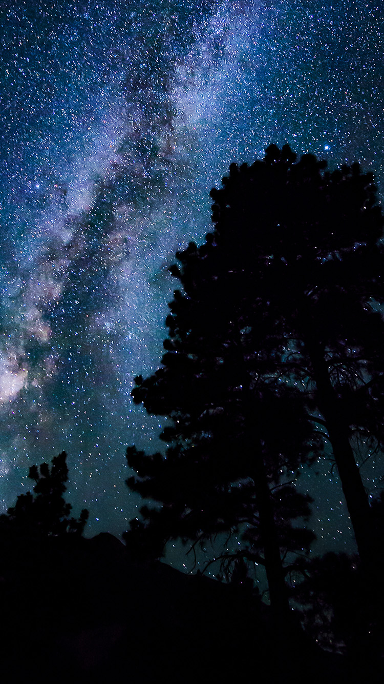 Com Apple Iphone Wallpaper Nx78 Night Sky Dark Star - Milky Way - HD Wallpaper 