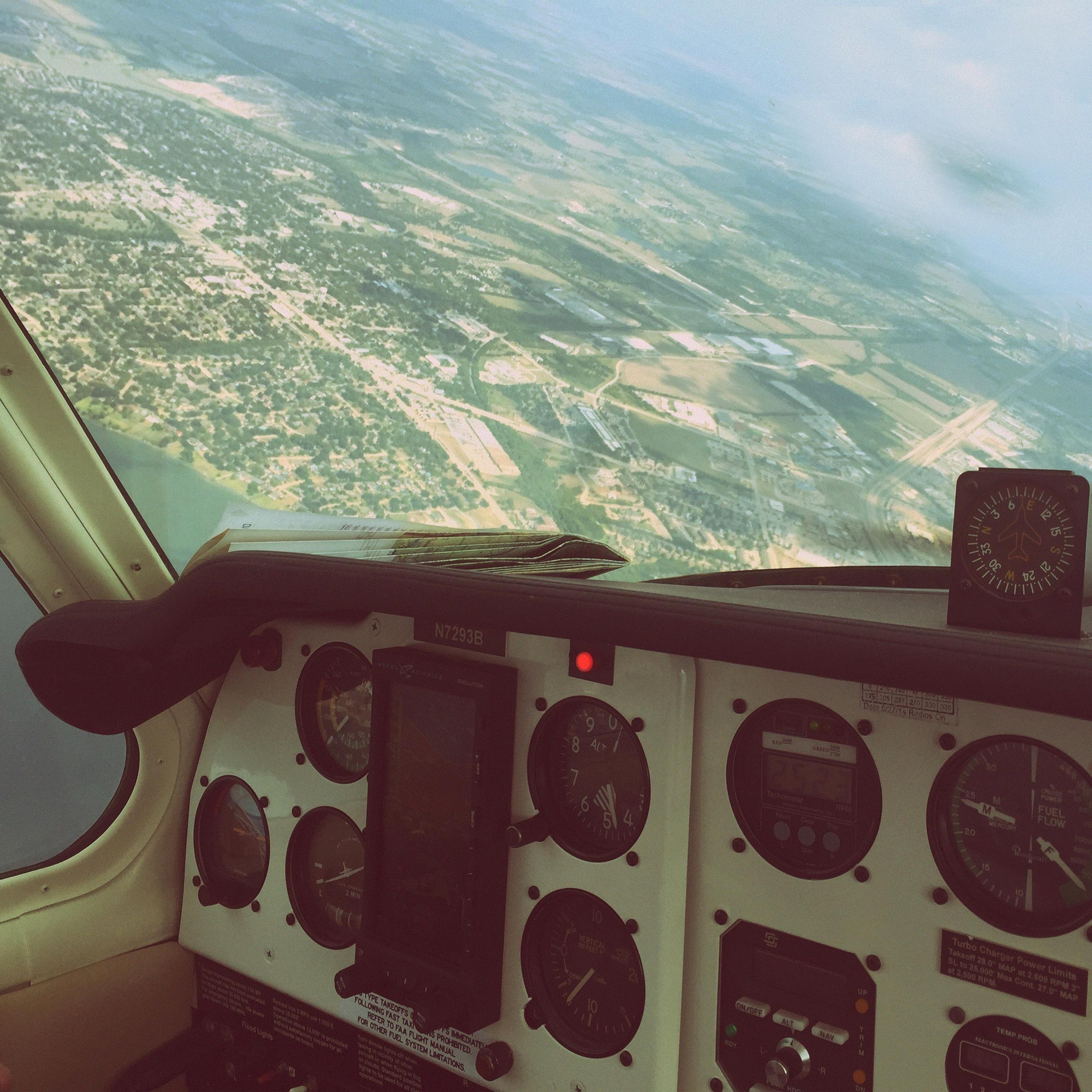 Plane Wallpaper For Android - Airplane Cockpit - HD Wallpaper 