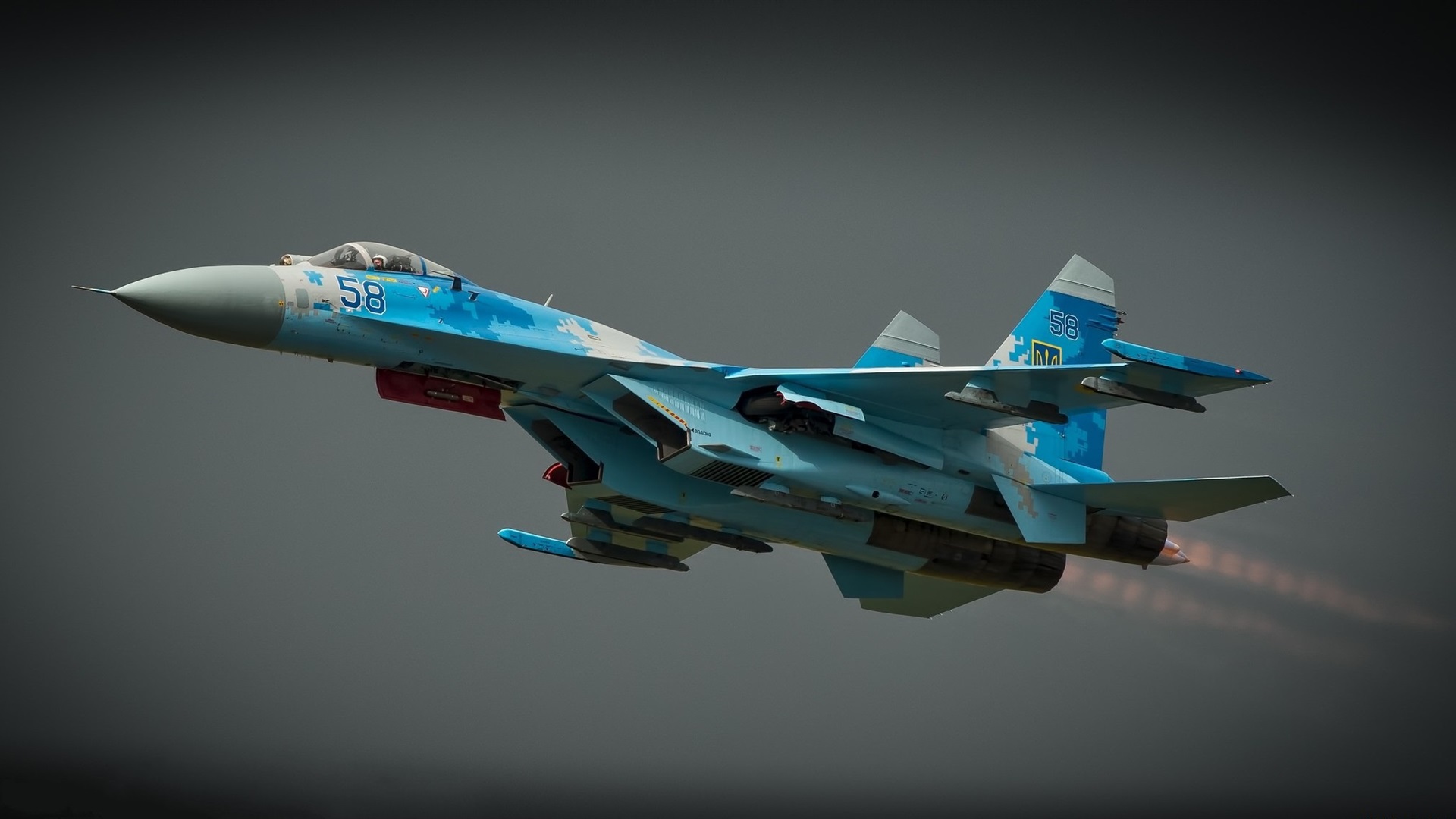 Wallpaper Sukhoi Su-27 Combat Aircraft - Hd Su 27 - HD Wallpaper 