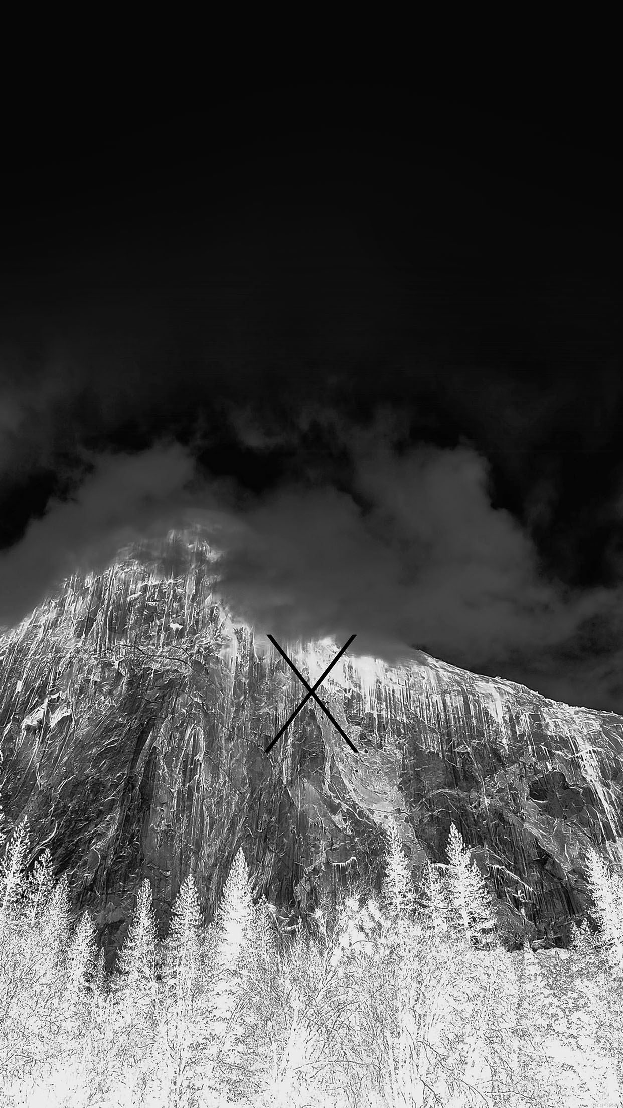 Iphone X Wallpapers Apple Yosemite - HD Wallpaper 