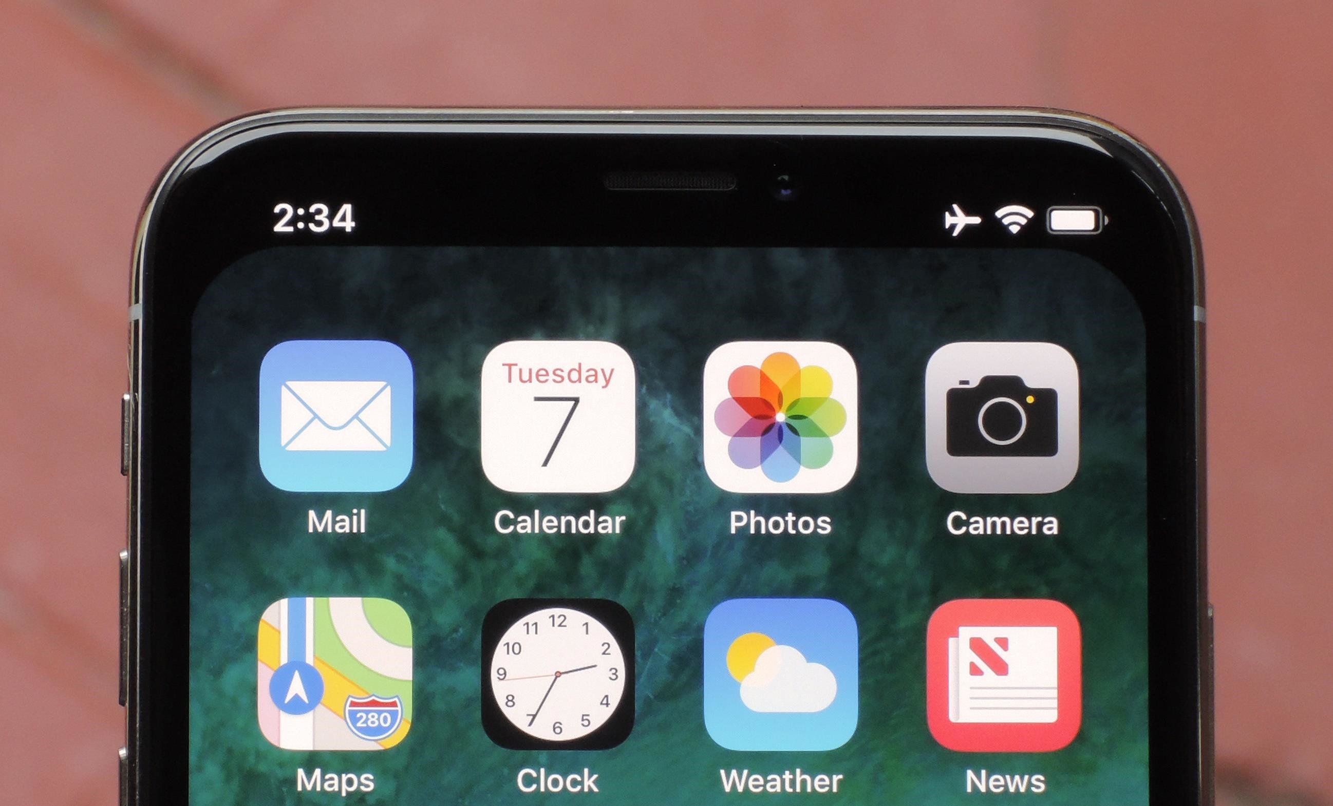 Hide The Iphone X Notch - HD Wallpaper 