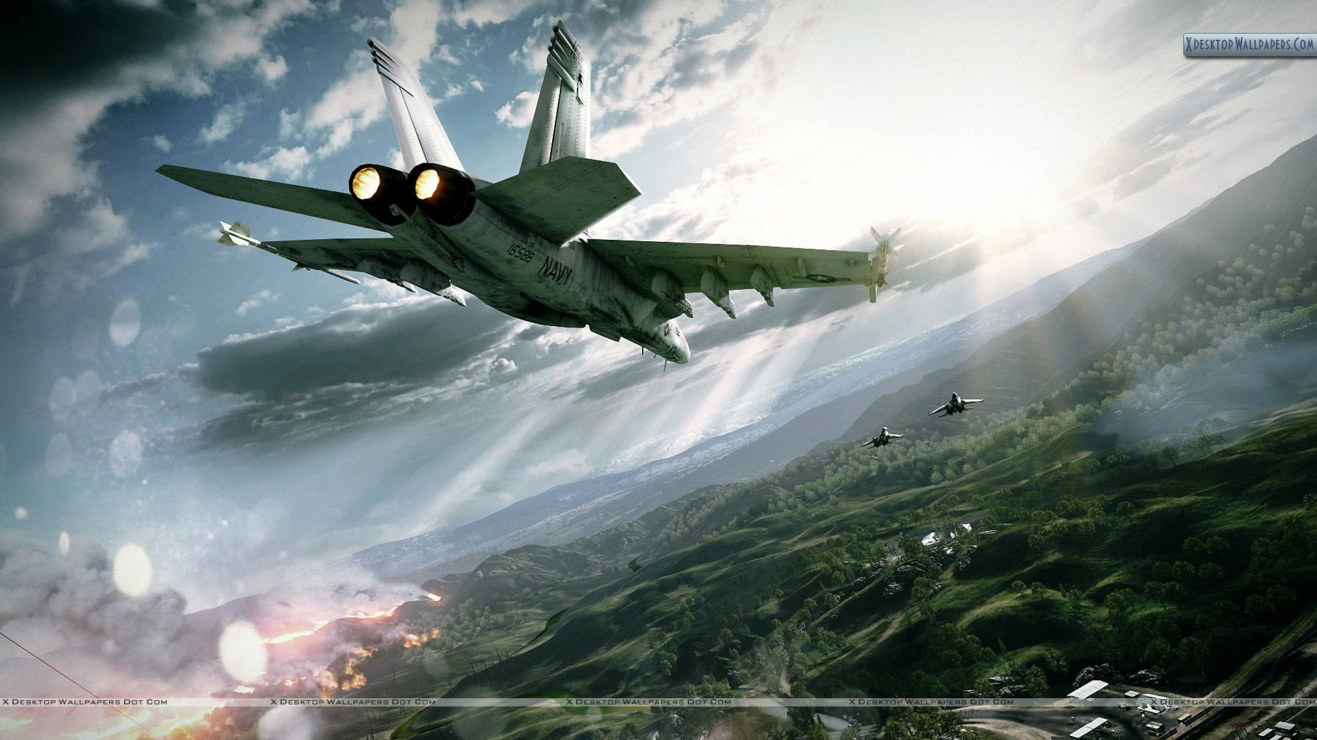 You Are Viewing Wallpaper Titled Battlefield 3 Fighter - Battlefield 3 Caspian Border - HD Wallpaper 