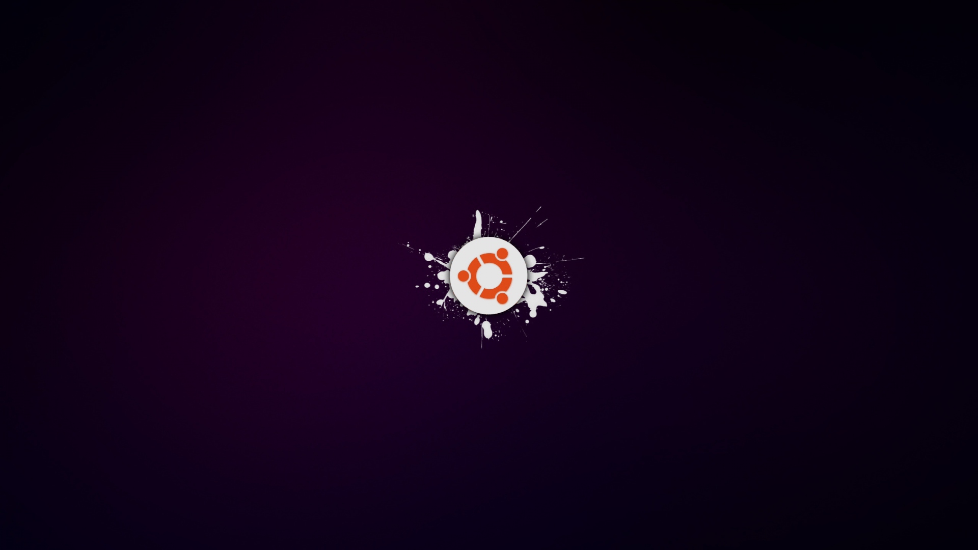 Wallpaper Ubuntu Linux Logo Spray - Insect - HD Wallpaper 