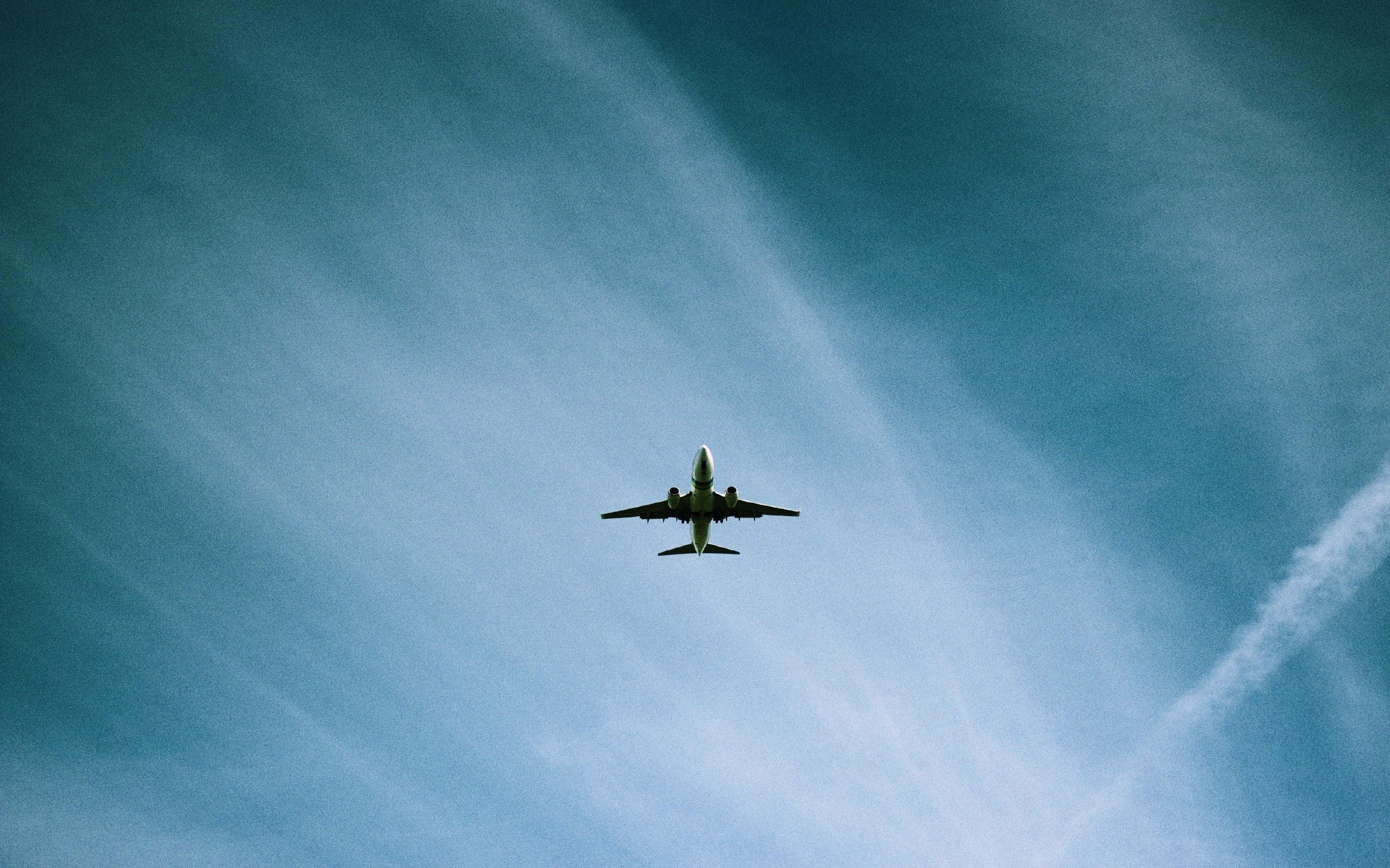 Airplane, Sky, Flight, Clouds, Wallpaper - HD Wallpaper 