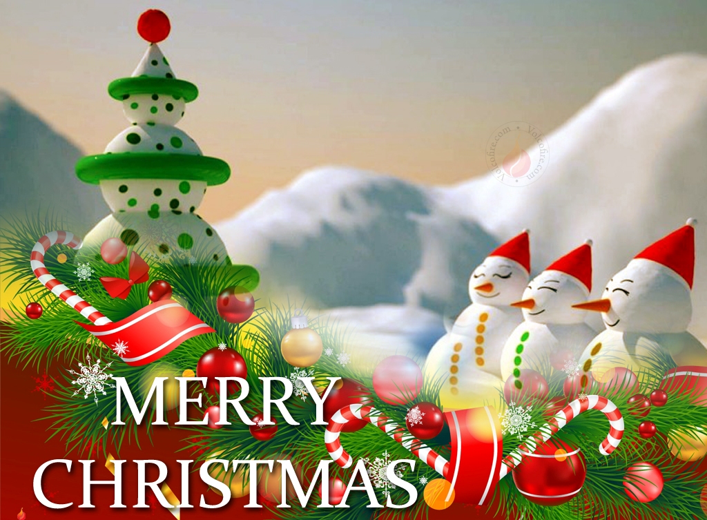 Merry Christmas Wallpapers - Happy Christmas Images 3d - HD Wallpaper 