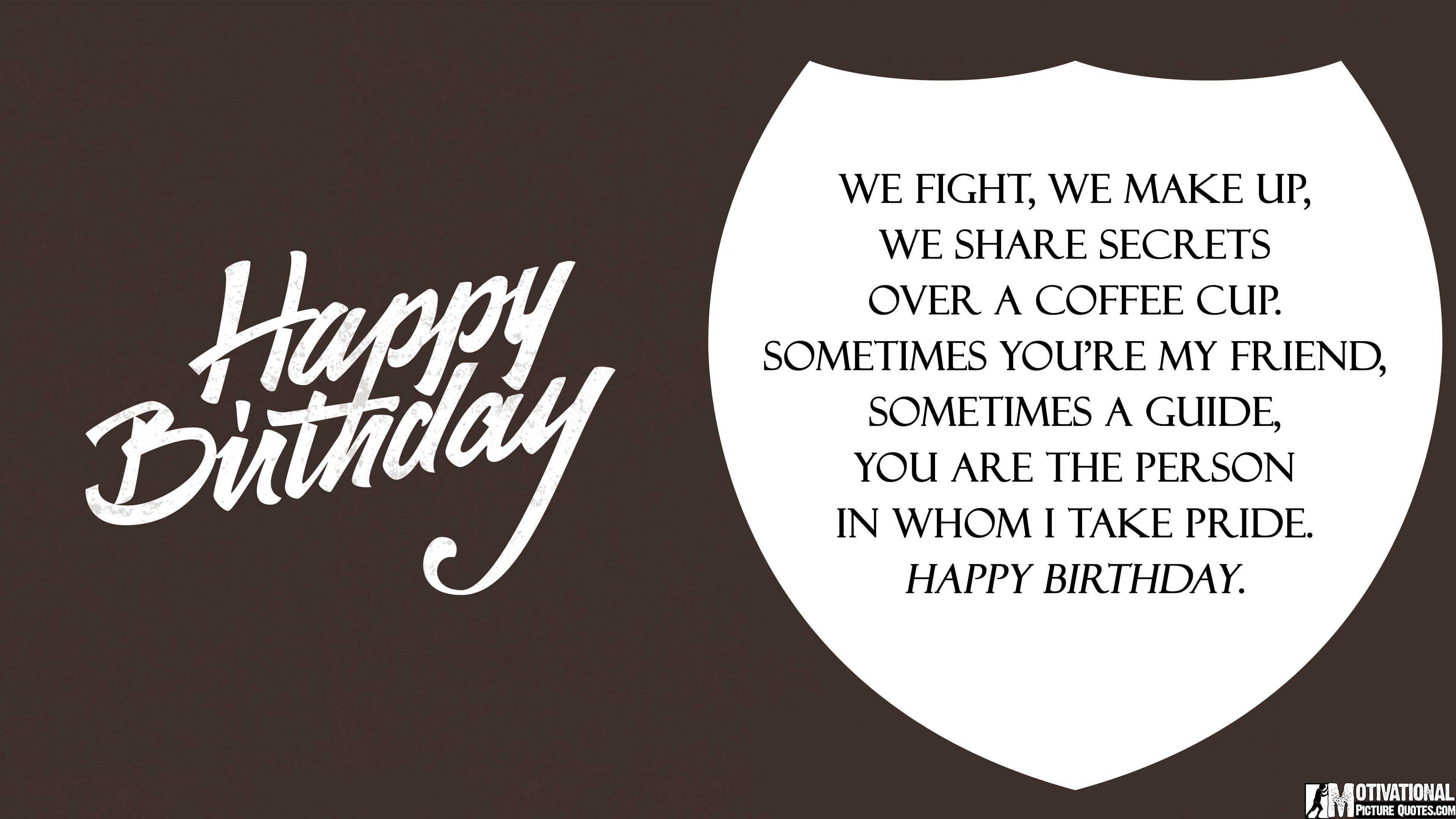 Happy Birthday Wallpaper With Quotes - Happy Birthday Inspirational Quotes For Husband - HD Wallpaper 