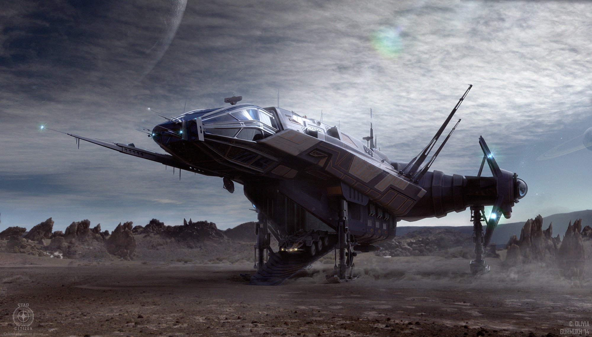 Carrack Star Citizen - HD Wallpaper 