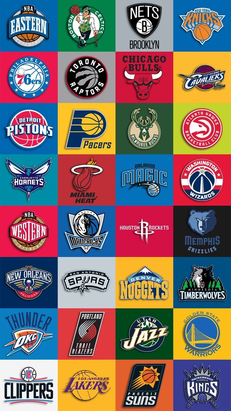 Nba Team Logos 2019 - HD Wallpaper 