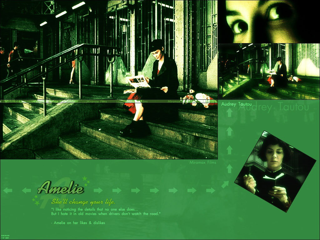 Amelie - Amelie With Gnome - HD Wallpaper 