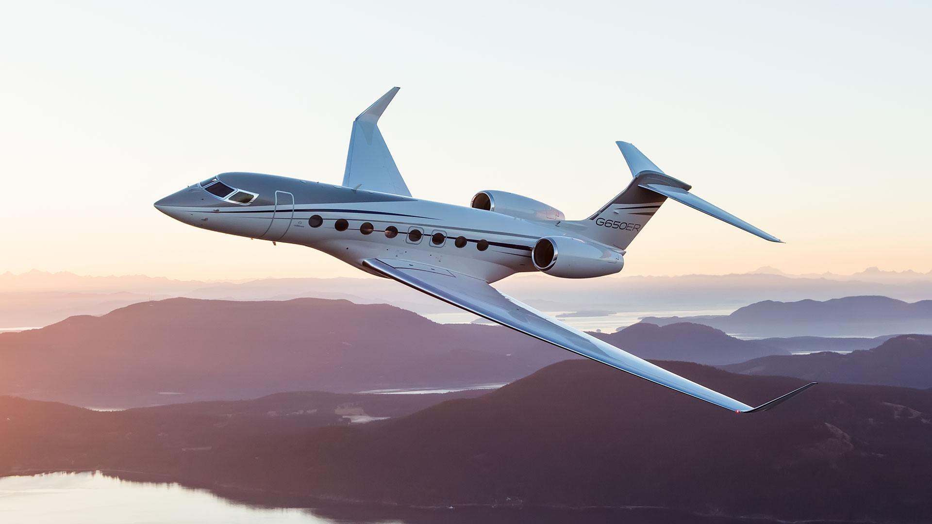 G650er At Sunset - Gulfstream G650 - HD Wallpaper 