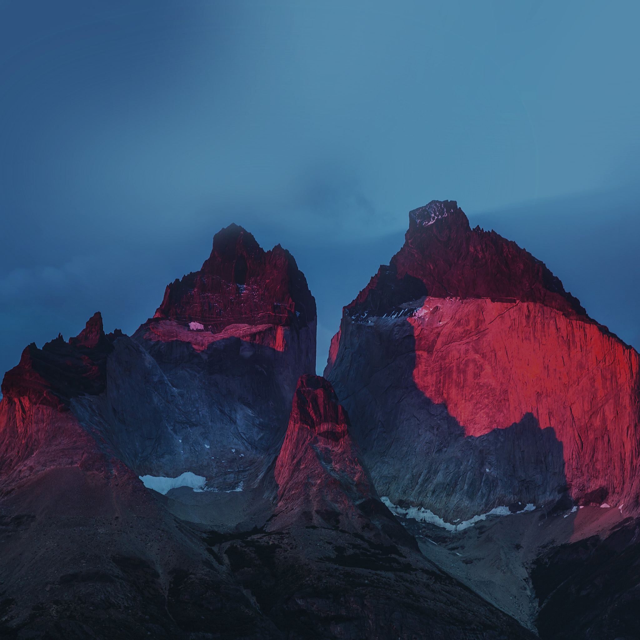 Blue And Red In Nature - HD Wallpaper 