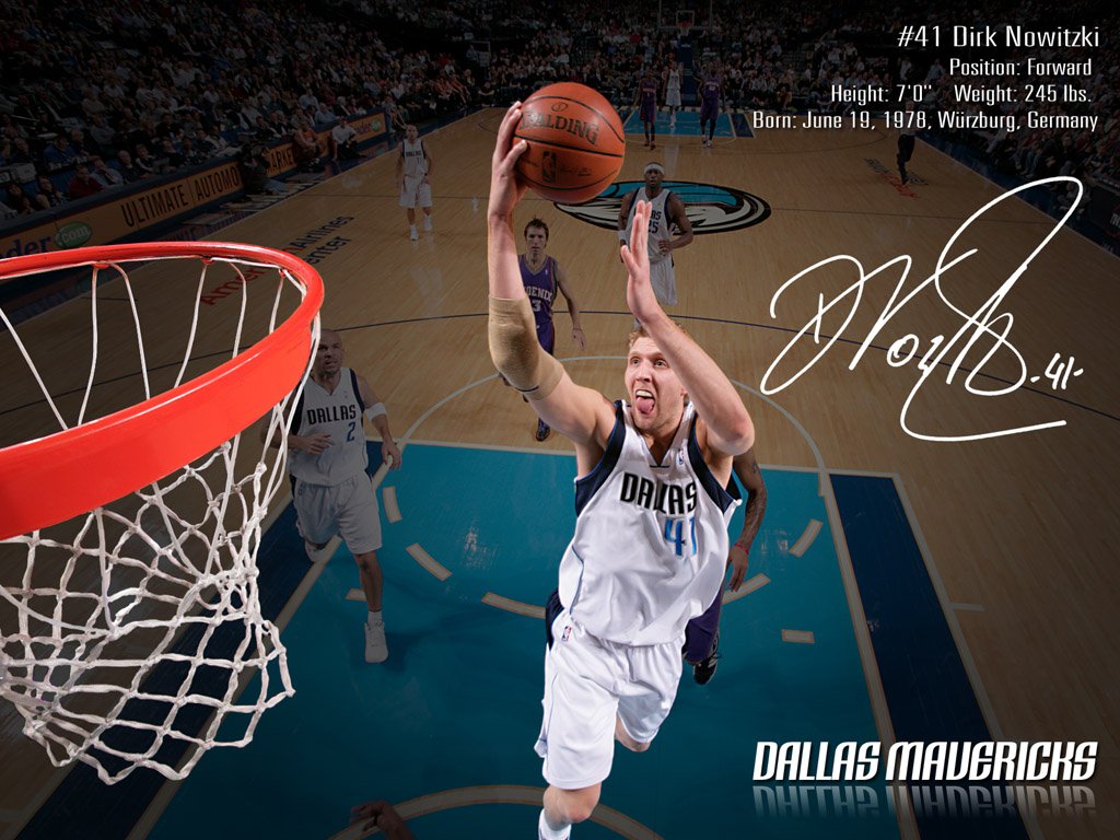 2008-09 Season Dallas Mavericks Wallpapers 1024*768 - Dirk Nowitzki - HD Wallpaper 