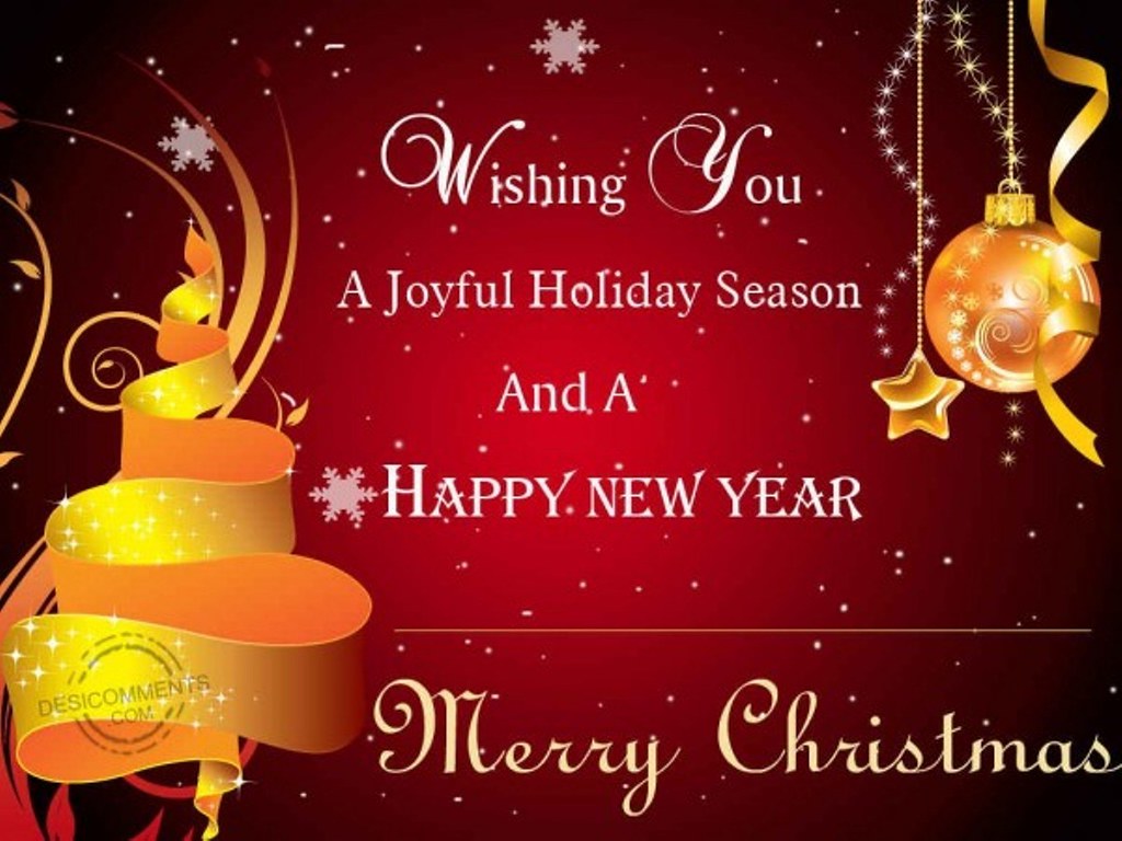 Wish You Happy Merry Christmas - HD Wallpaper 