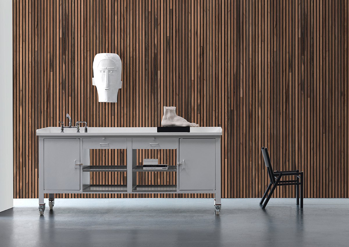 Timber Strip Wall Design - HD Wallpaper 