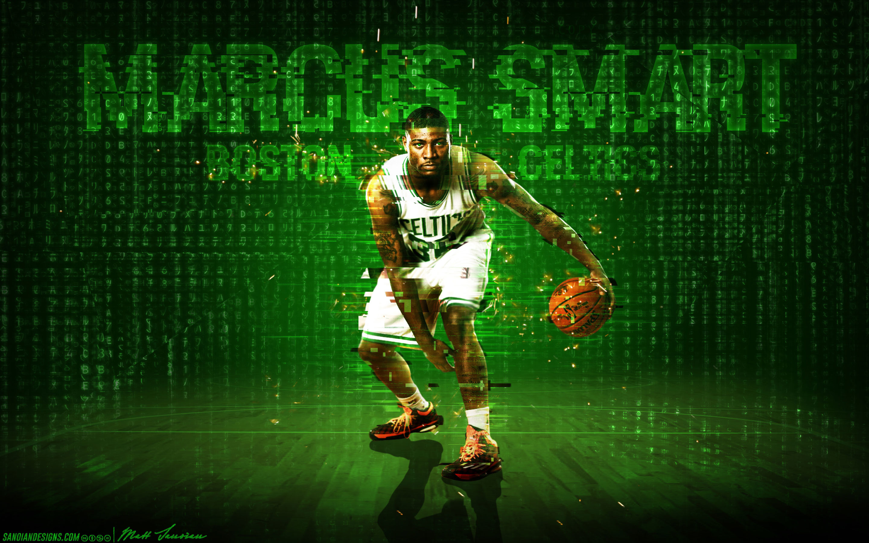 Marcus, Smar, Boston, Celtics, Wallpaper 
 Data-src - Irving Wallpaper Boston Celtics - HD Wallpaper 