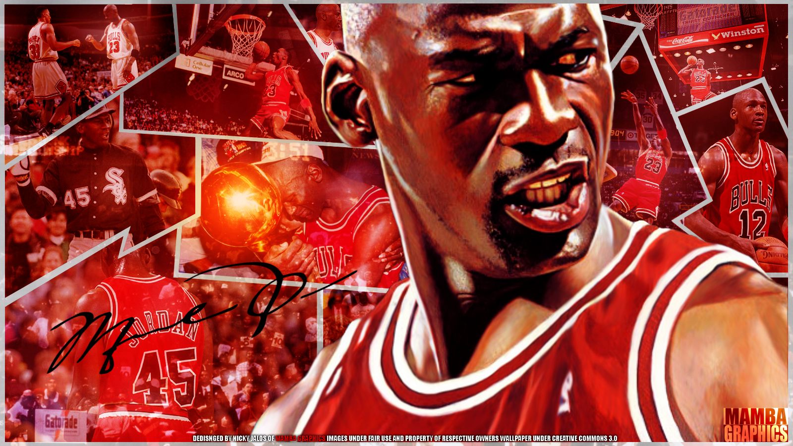 Michel Jordan Chicago Bulls - HD Wallpaper 