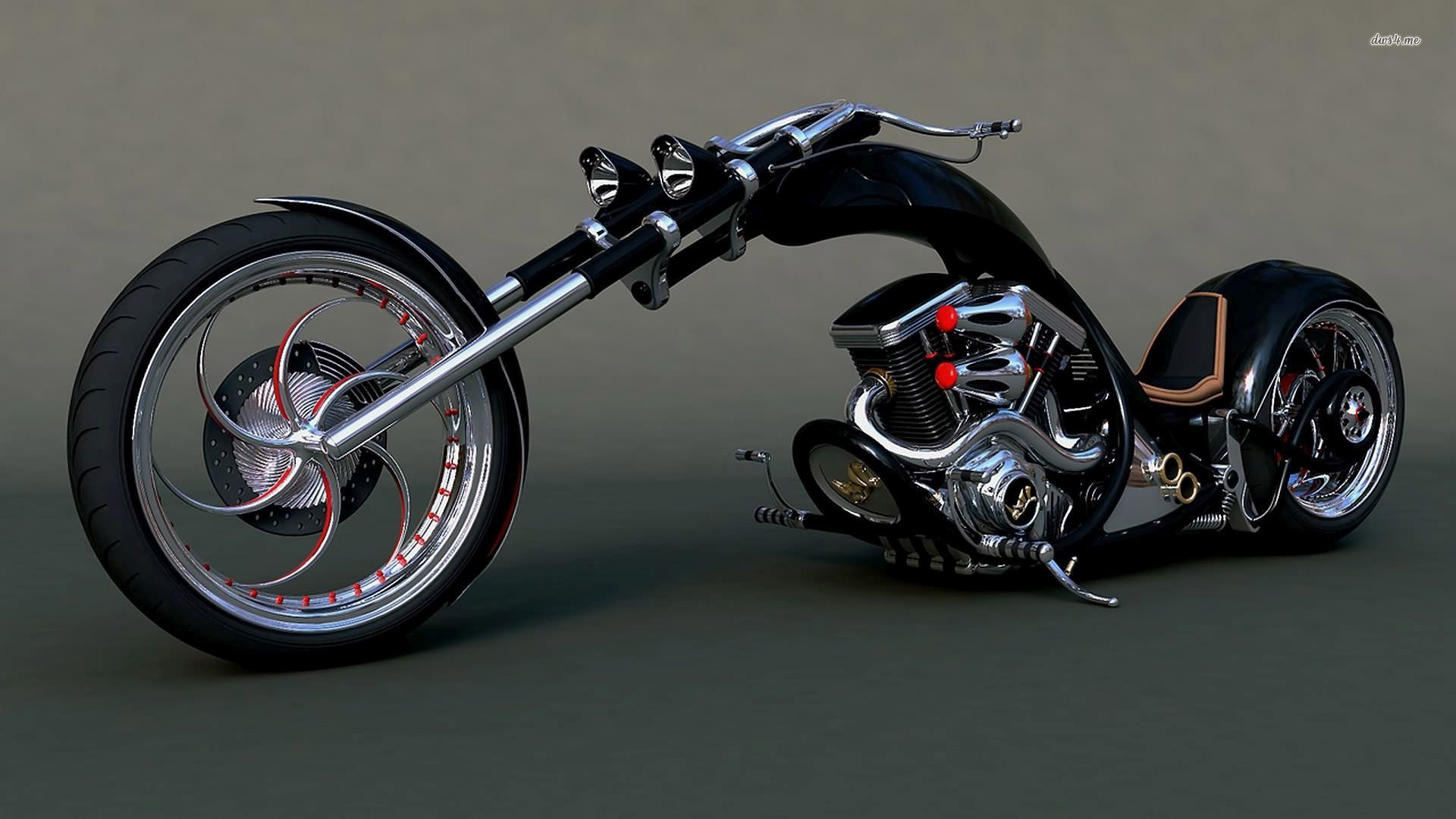 29046 Harley Chopper Motorcycle Wallpaper - Harley Davidson Chopper Bike - HD Wallpaper 