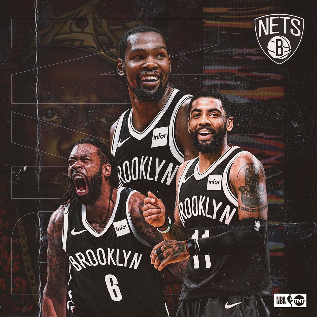 Brooklyn Nets Kd And Kyrie - HD Wallpaper 