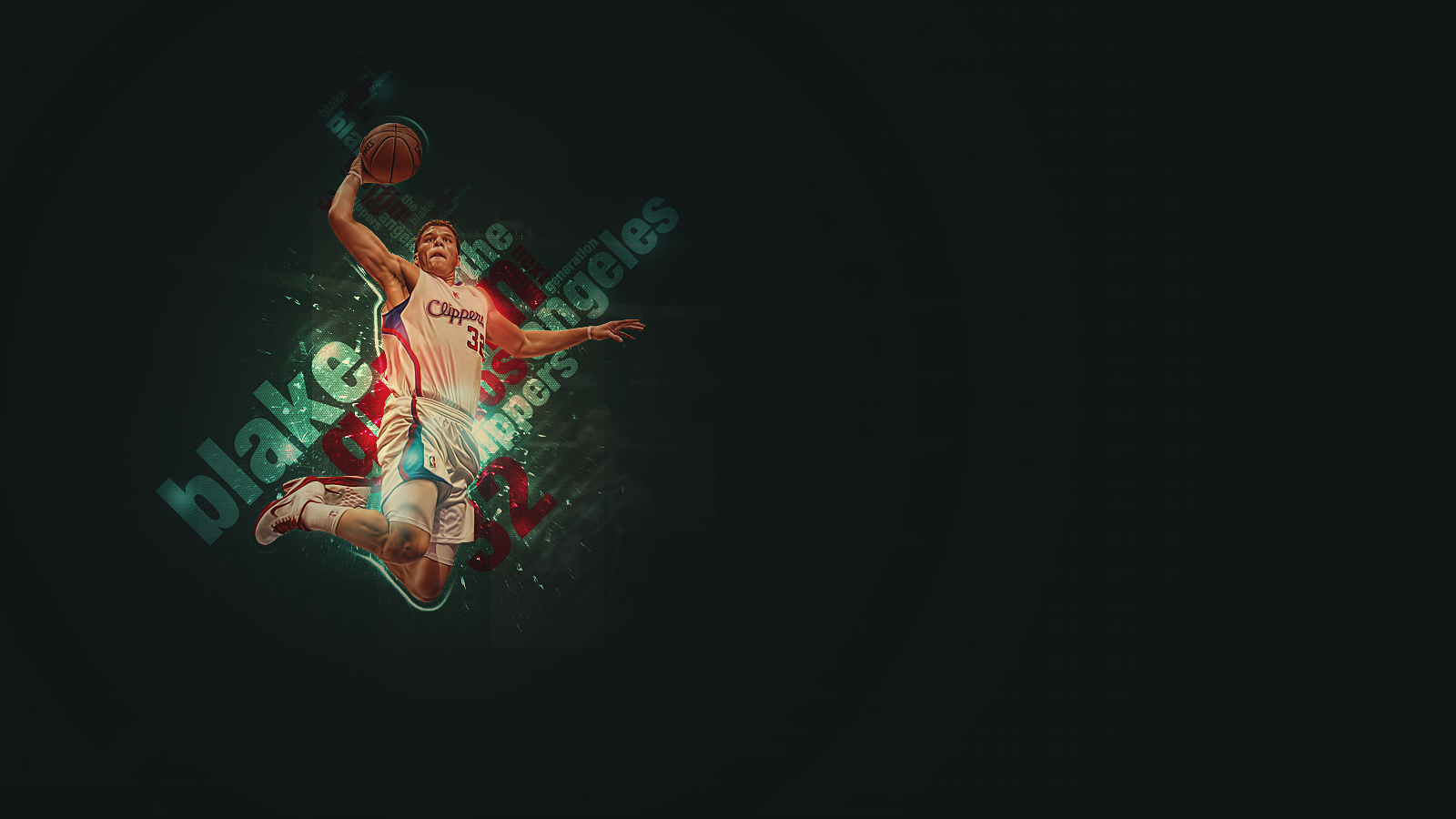 Blake Griffin - Blake Griffin Dunk - HD Wallpaper 