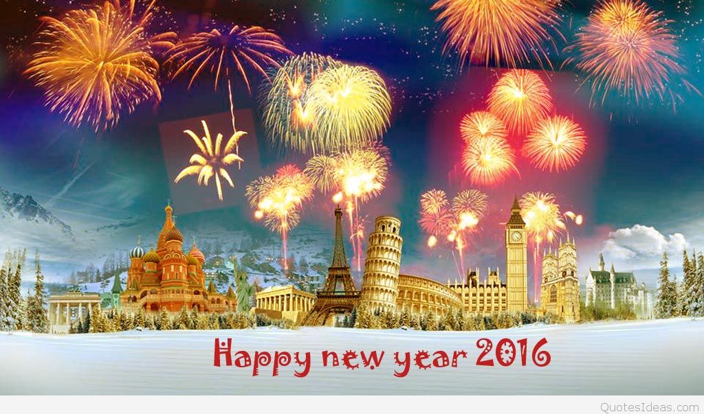 Animated Wishes For New Year - 1024x603 Wallpaper 