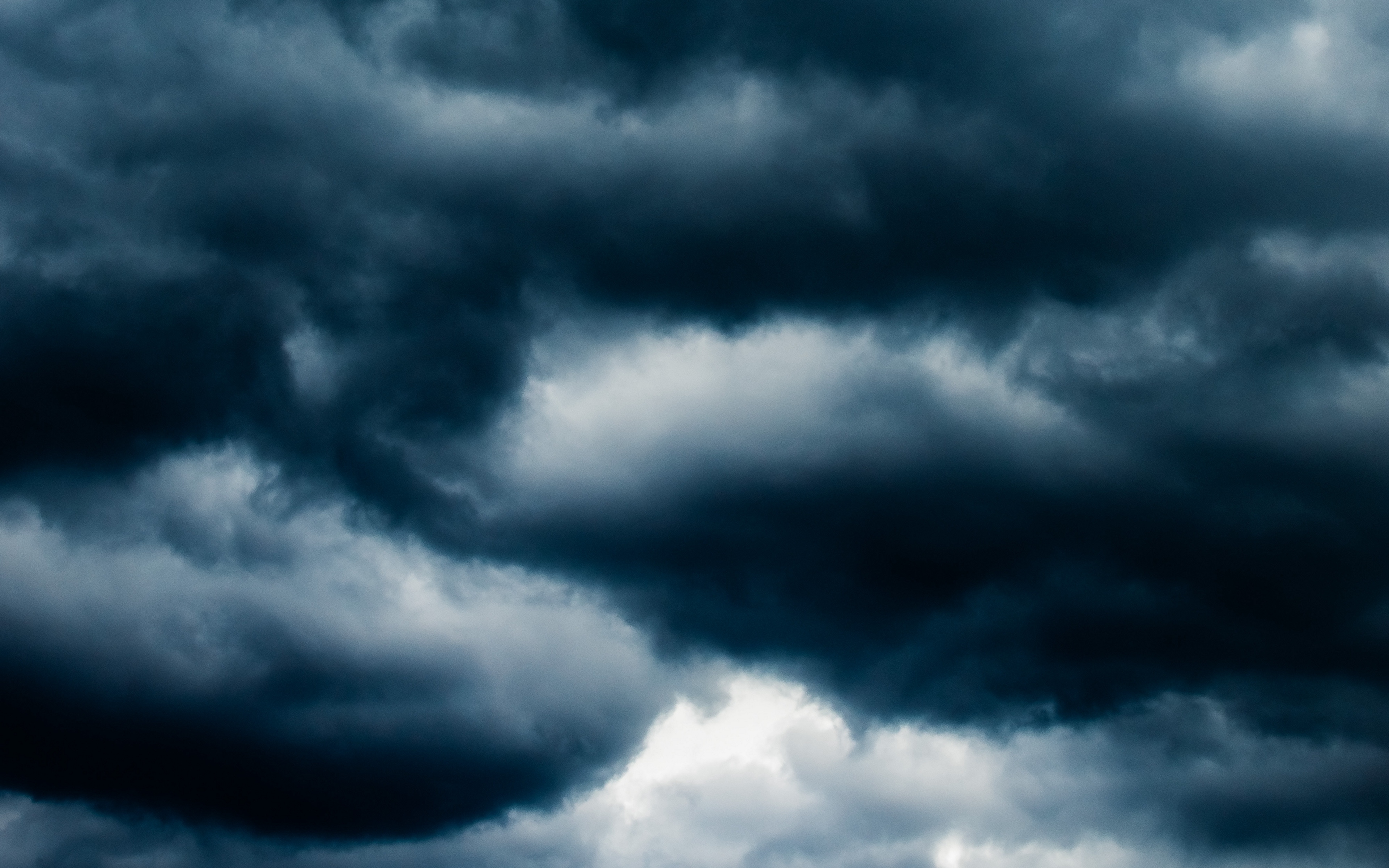 Wallpaper Clouds, Sky, Dark, Porous, Cloudy - Cloudy Night Sky 4k - HD Wallpaper 