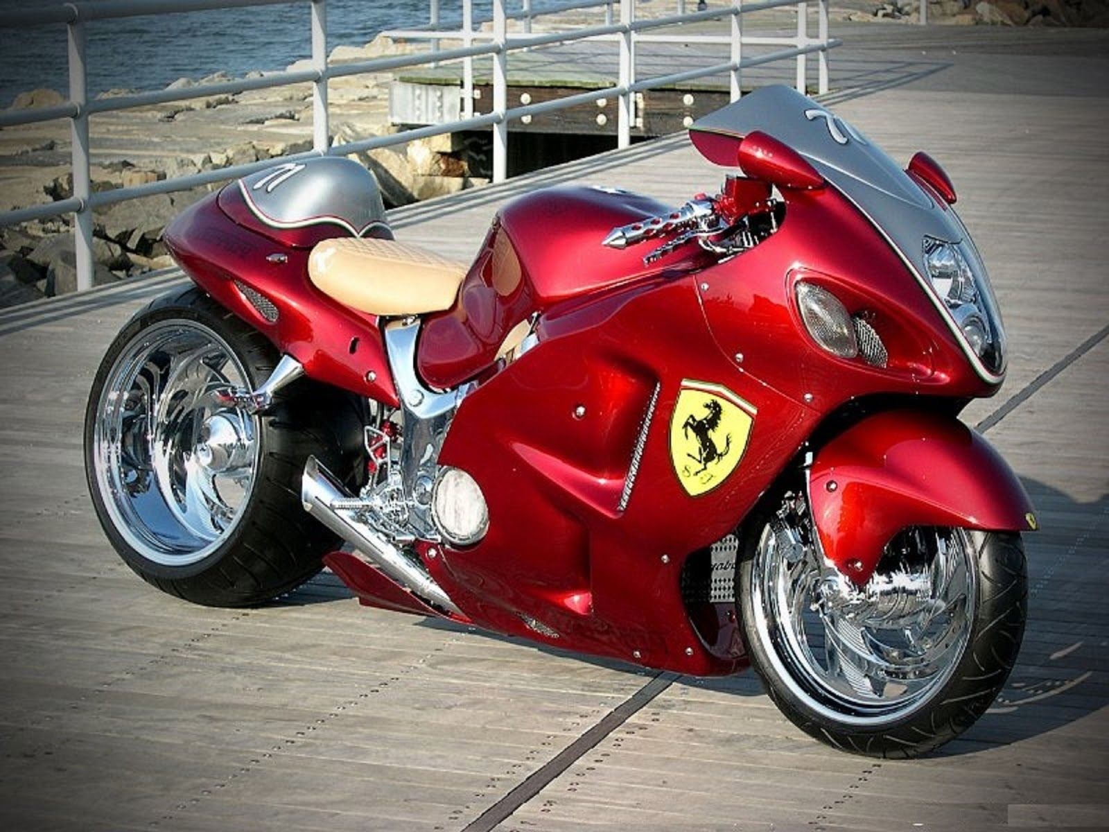Ferrari Bikes - HD Wallpaper 