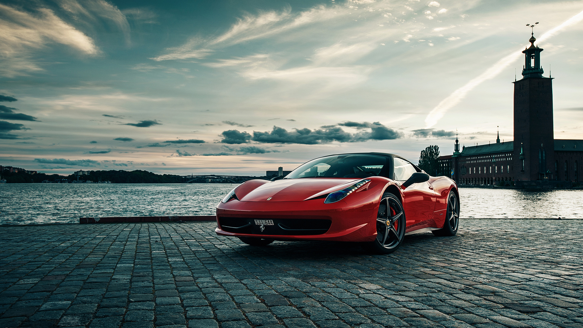 Ferrari Background - HD Wallpaper 