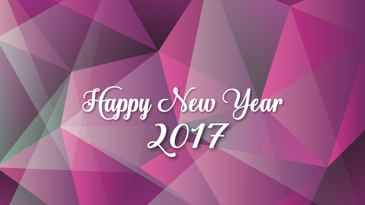 Happy New Year 2017 Cover Photo For Facebook - Graphic Design - HD Wallpaper 