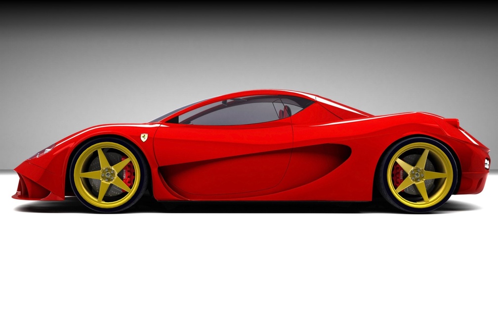 Ferrari Aurea Concept Car - HD Wallpaper 