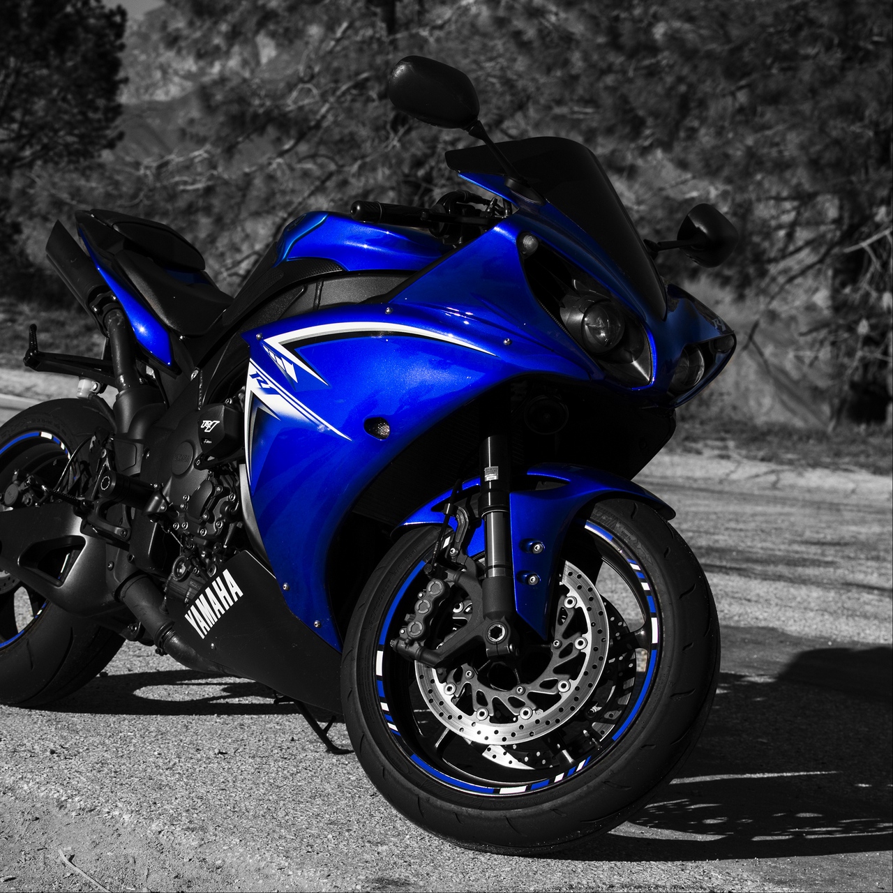 Wallpaper Yamaha Yzf-r1, Motorcycle, Sports Bike - R1 Bike Full Hd - HD Wallpaper 