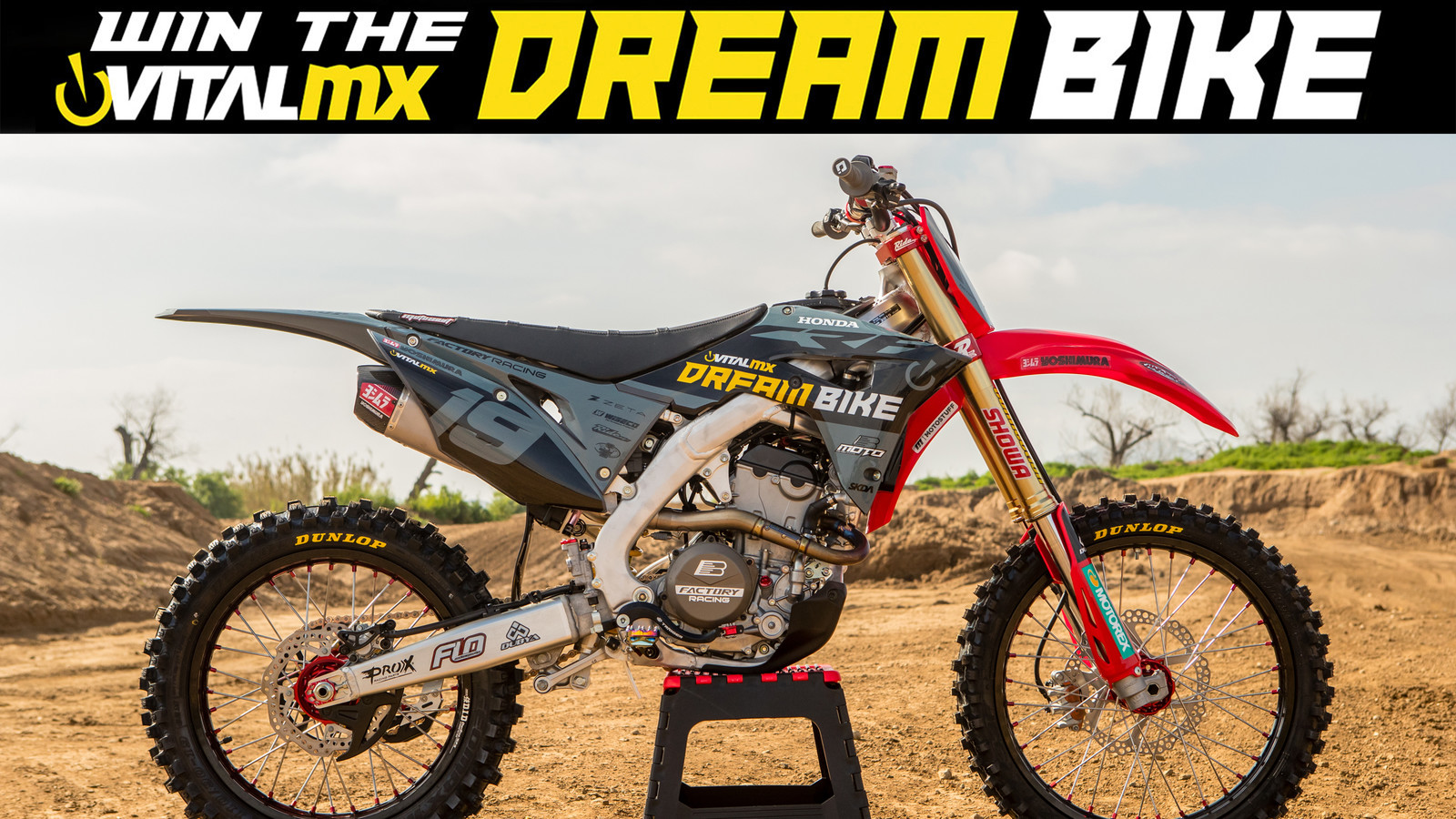 Win The Vital Mx 2019 Honda Crf250r Dream Bike - Vital Mx Dream Bike 2019 - HD Wallpaper 