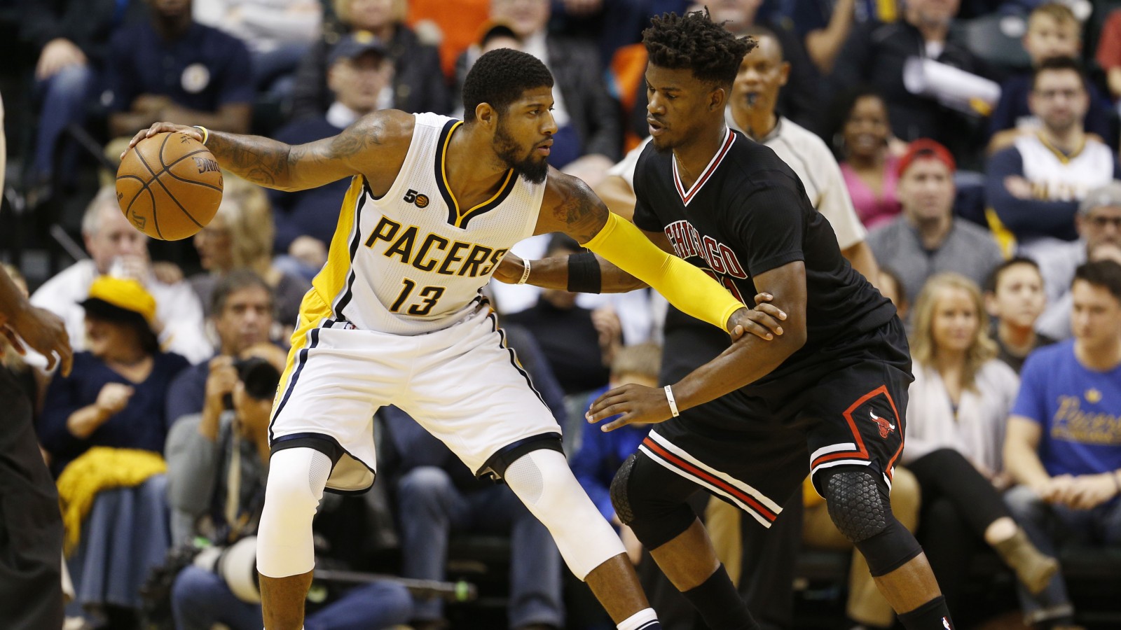 Jimmy Butler Vs Paul George - HD Wallpaper 