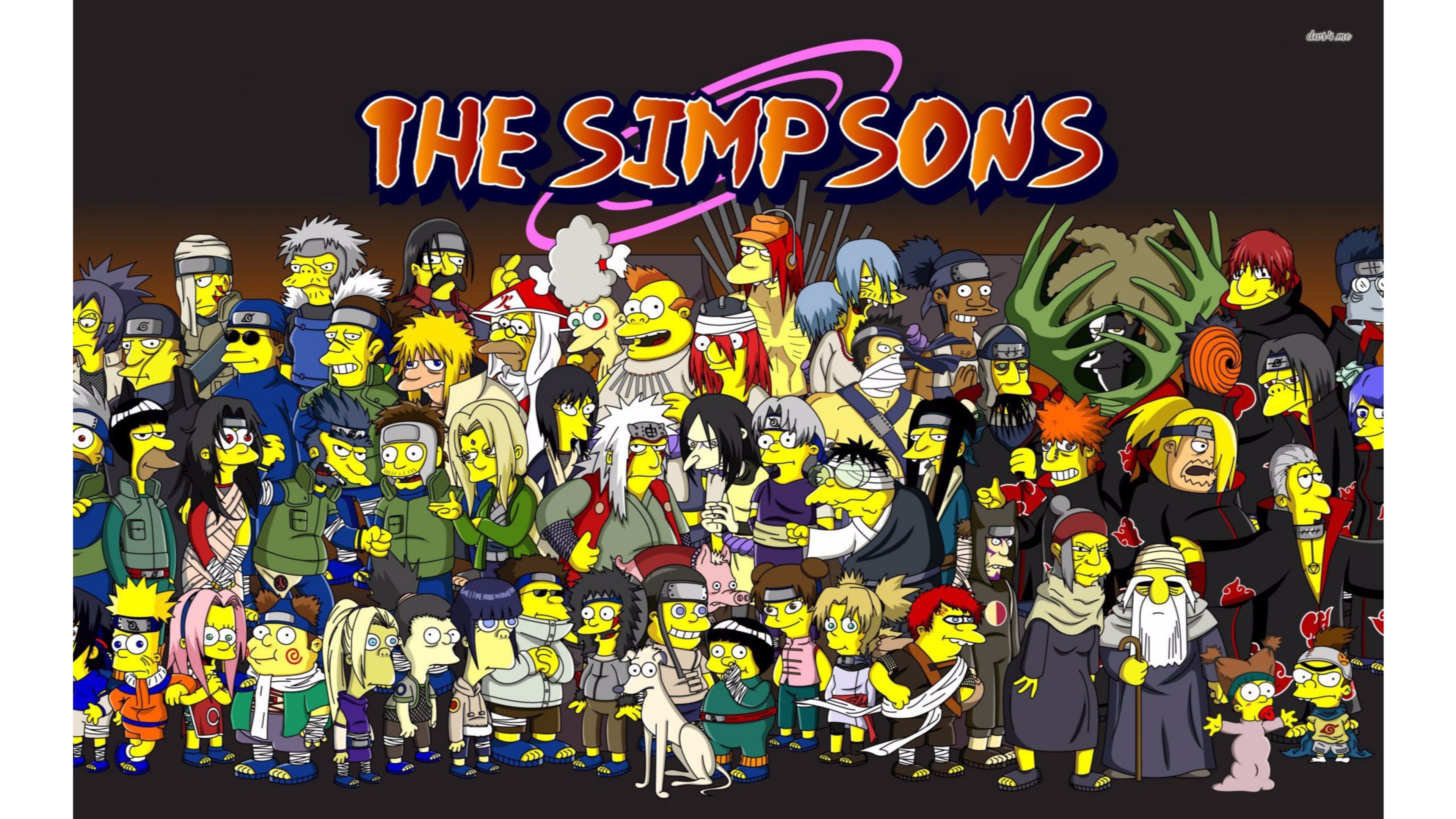 3840x2160, The Simpsons Happy Halloween 4k Wallpapers - Naruto Simpson -  3840x2160 Wallpaper 